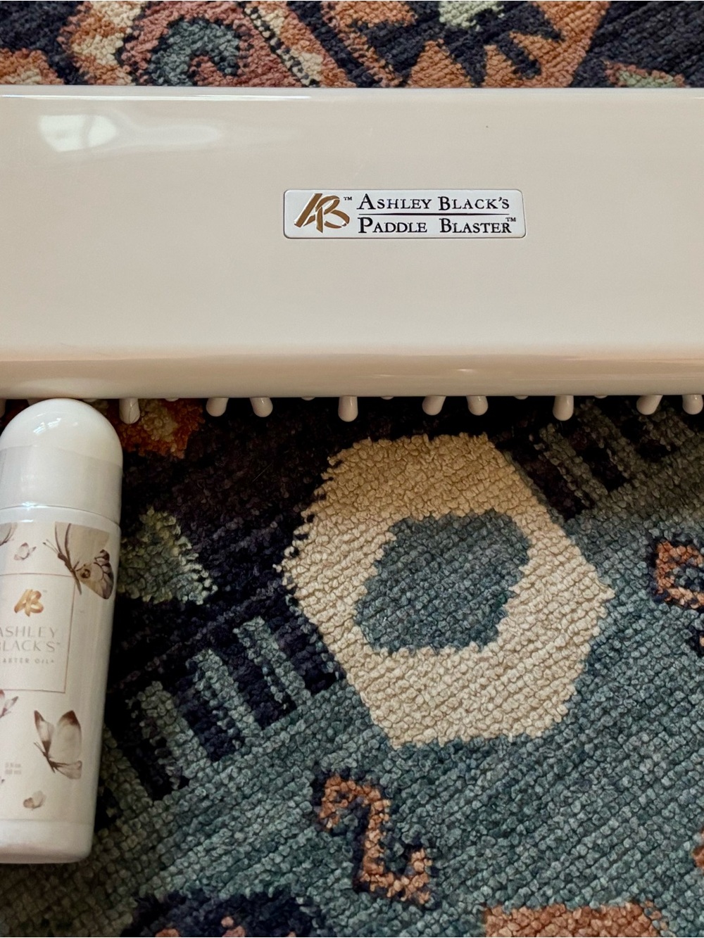 Ashley Black Paddle Blaster - Massage Tool & Oil roll on